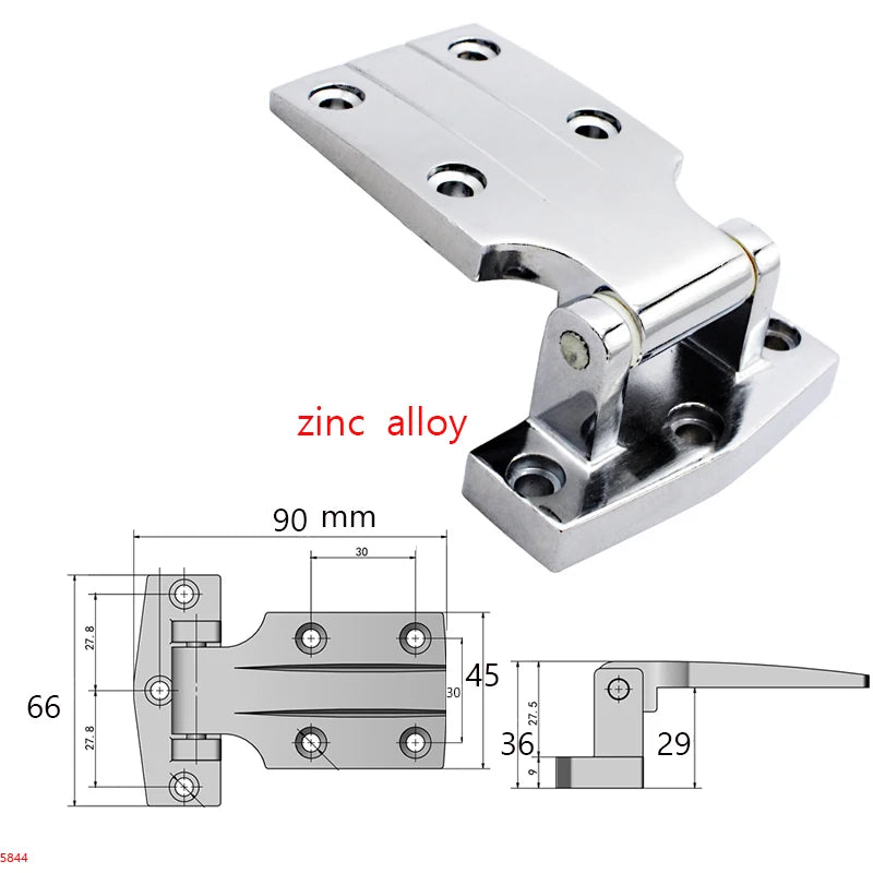 Convex Oven Cold Storage Steam Box Door Hinge Seafood Cabinet Cookware Fitting Refrigerator Industrial Kitchen Hardware Part