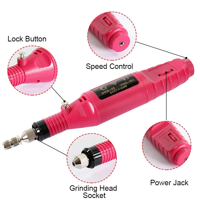 Gel Nail Polish Kit With UV Nail Lamp Electric Nail Drill Machine Soak OFF Gel Nail Kit Base&Top Coat Gel Polish Nail Tools Set