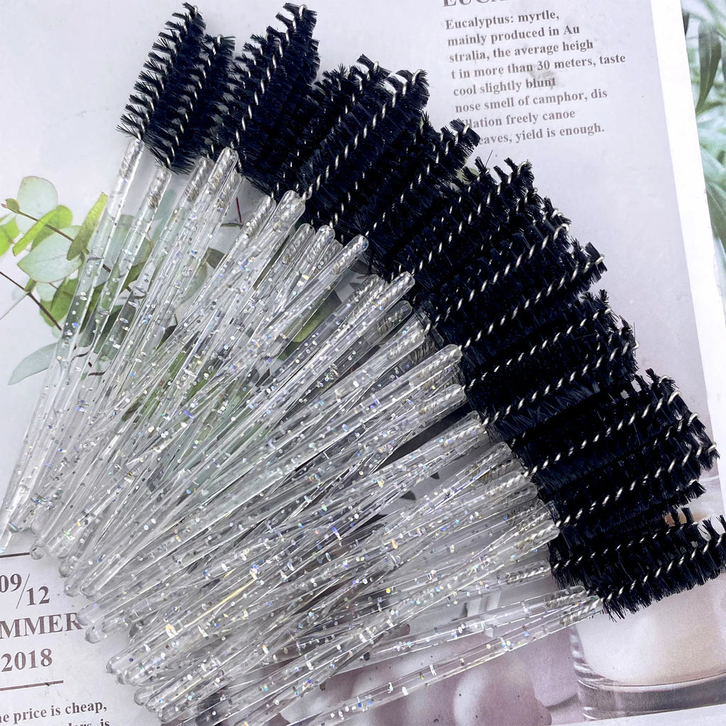 500PCS Eyelashes Brushes Set Wholesaler Disposable Lash Mascara Brush Lashes Extension Eyebrow Wands Applicator Makeup Tool
