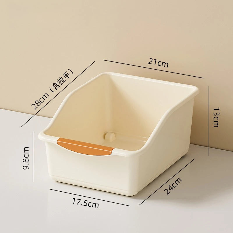 Plastic Multi-functional Storage Box Curved Design Ideal for Home Organization,suitable for Cleaning Products and Household Item