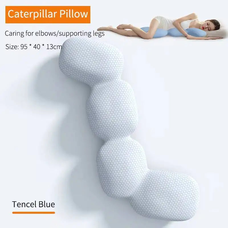 Memory Foam Hold In Bed Sleeping Body For Pregnant Women Sleeper Ice Silk Comfort Long Pillow Orthopedic Decorative Cushion