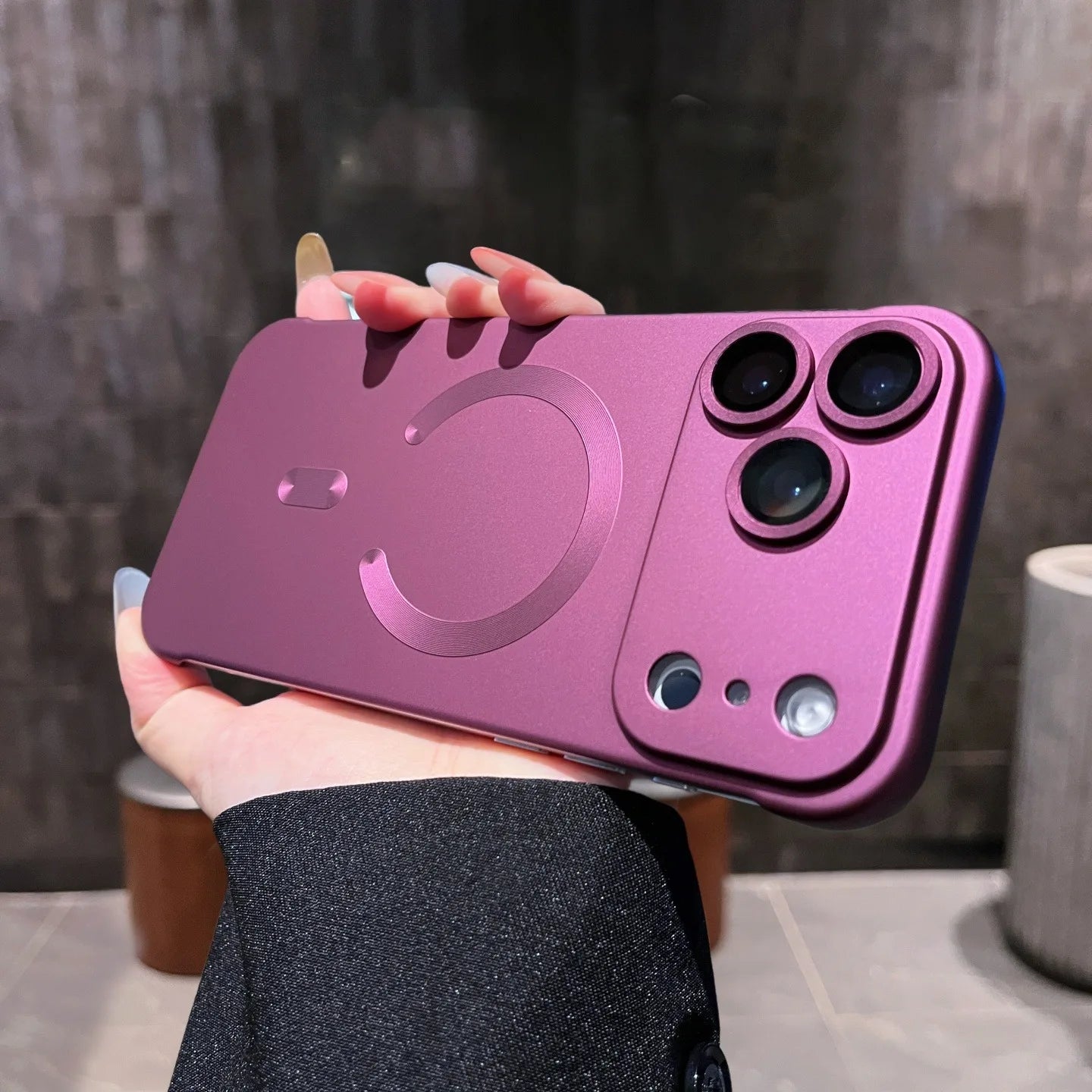 Ultra Thin PC Magsafe Case for iPhone 17 11 12 13 14 15 16 Pro Max Plus iPhone Air Frameless Shockproof Camera Protector Cover