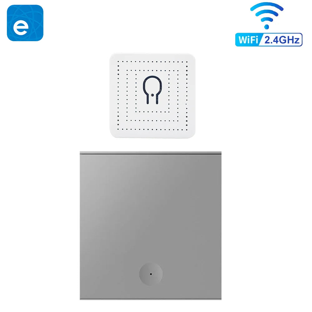 QIACHIP 2.4G 86 Type Wireless Wall Panel Transmitter And WiFi Smart Switch Receiver For AC 110V 220V Light Control Voice Control