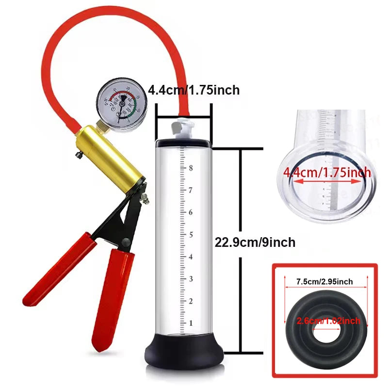 Electric Acrylic Penis Pump Vacuum Pump For Penis Male Penis Enlargement Pump  Penile Training Extender Cock Dick Pump For Men