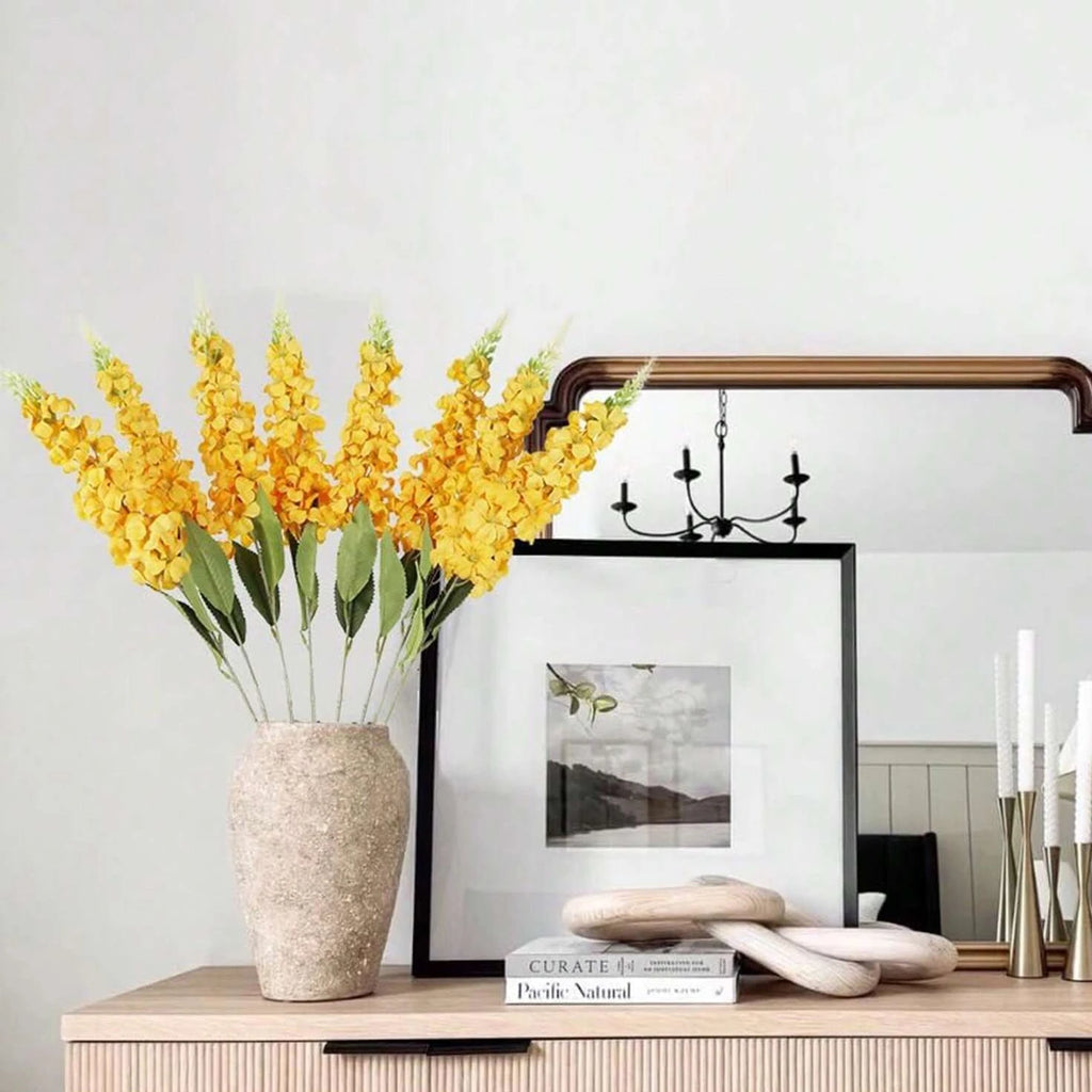 Artificial Flowers Shyacinth Rattan Home Living Room Wedding Celebration Outdoor Garden Wall Birthday Gift Box Decor Accessories