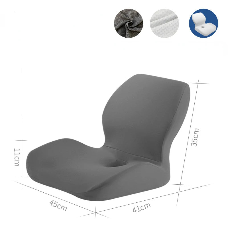 Memory Foam Seat Cushion Orthopedic Pillow Coccyx Office Chair Cushion Support Waist Back Pillow Car Seat Hip Pad Student Pad