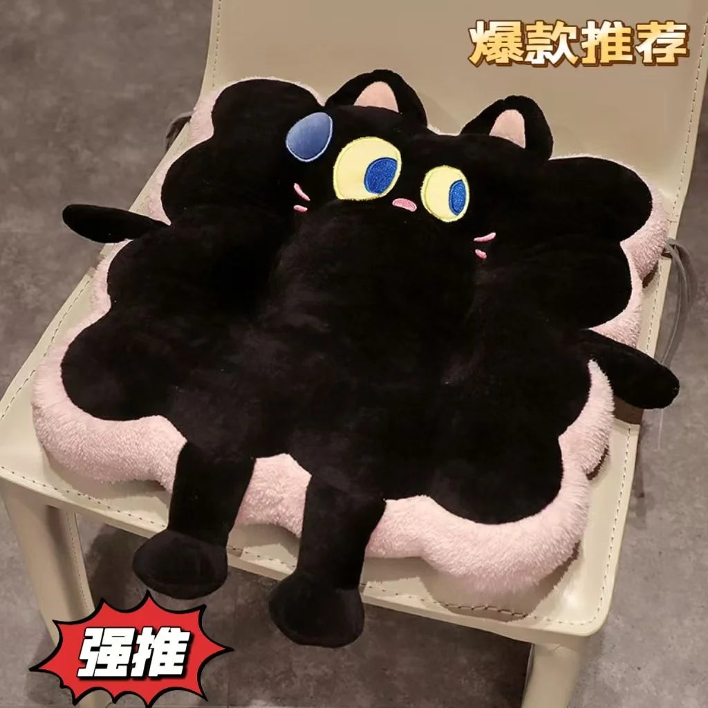 Comfy Cartoon Toast-Shaped Seat & Back Cushion – Washable Anti-Fatigue Pillow for Home/Office/Car (Perfect Gift for Christmas）