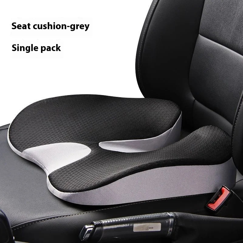 Memory Foam Seat Cushion Waist Back Support Pillow Set Orthopedic Ergonomic Coccyx Relief Hip Lumbar Pad for Office Chair Car