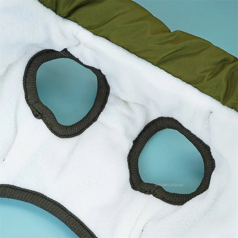 Winter Warm Pet Dog Jacket with Harness Waterproof Dog Coat Vest for Small Medium Chihuahua French Bulldog Outdoor Dog Clothes