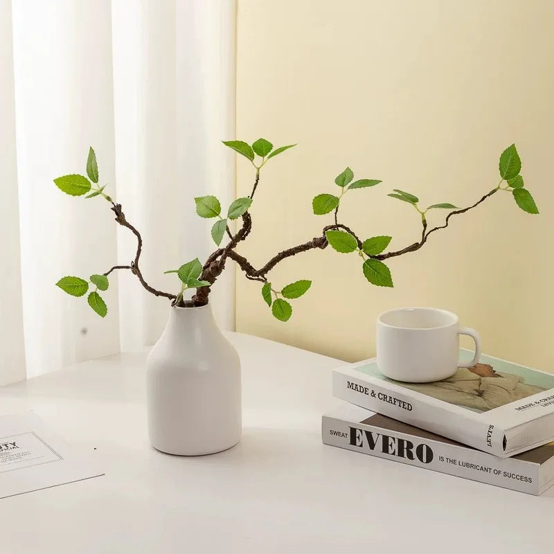 32.7 Inch Fresh Green Bud Fake Plant for Living Room Indoor Decoration Hotel Dining Table Floral Decor
