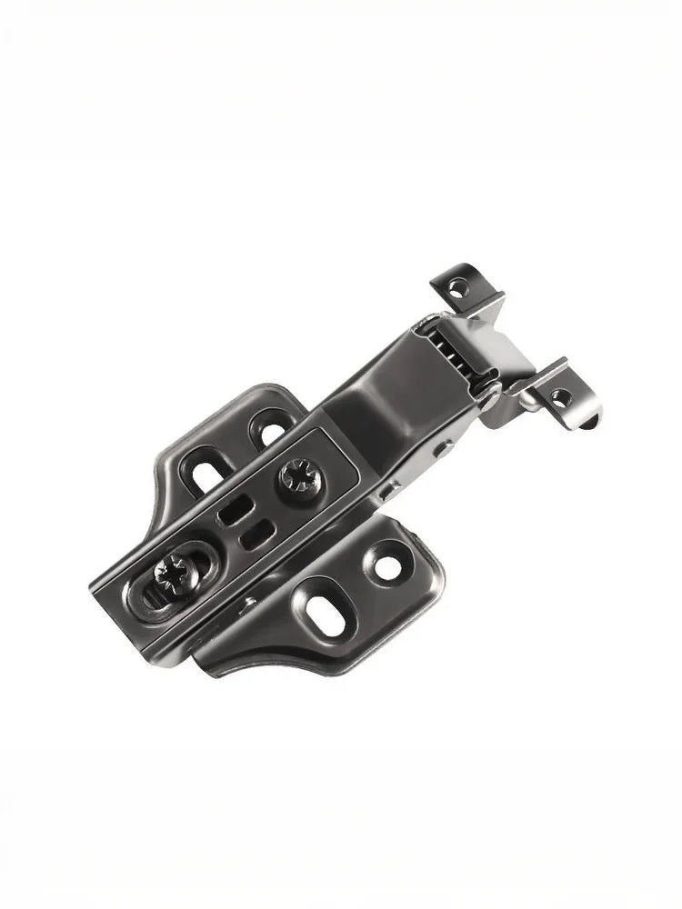 Universal Heavy-Duty Aluminum Frame Glass Door Hinge for Bathroom Kitchen Display & Storage Cabinets - Hidden Installation