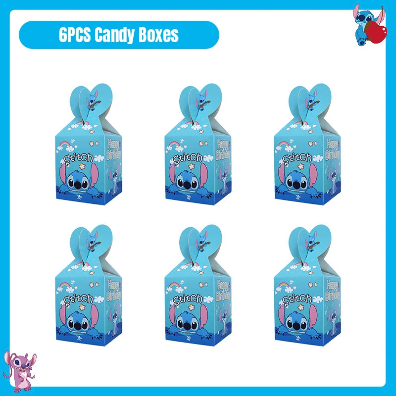 Disney Stitch Birthday Party Decoration Tableware Balloon Cup Plate Banner Backdrop Lilo And Stitch Theme Party Supplies Favors