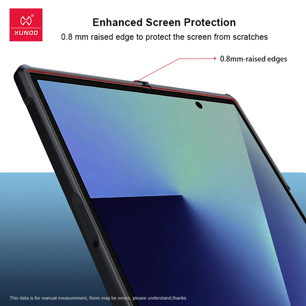 Xundd For Samsung Galaxy Z Fold 7 Case For Galaxy Z Flip 7 Shockproof Phone Case Z Fold 7 Transparent Case Anti-Yellowing Case