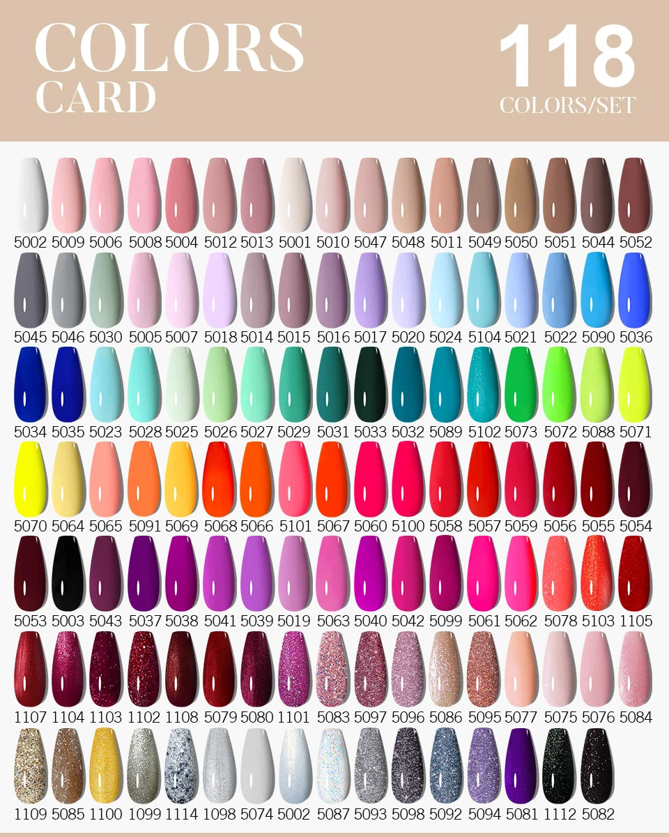 RG HEMA TPO FREE Neon Glitter Gel Nail Polish 15ml Nail Art Manicure Semi Permanent Gel Hybrid Varnishes Top Base Coat UV Nail