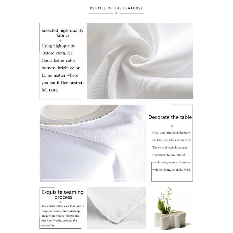 Square/Rectangle Bohemian Ins Style Waterproof Tablecloth Mandala Tablecloths Ethnic Style Table Cloth Festival Party Decoration