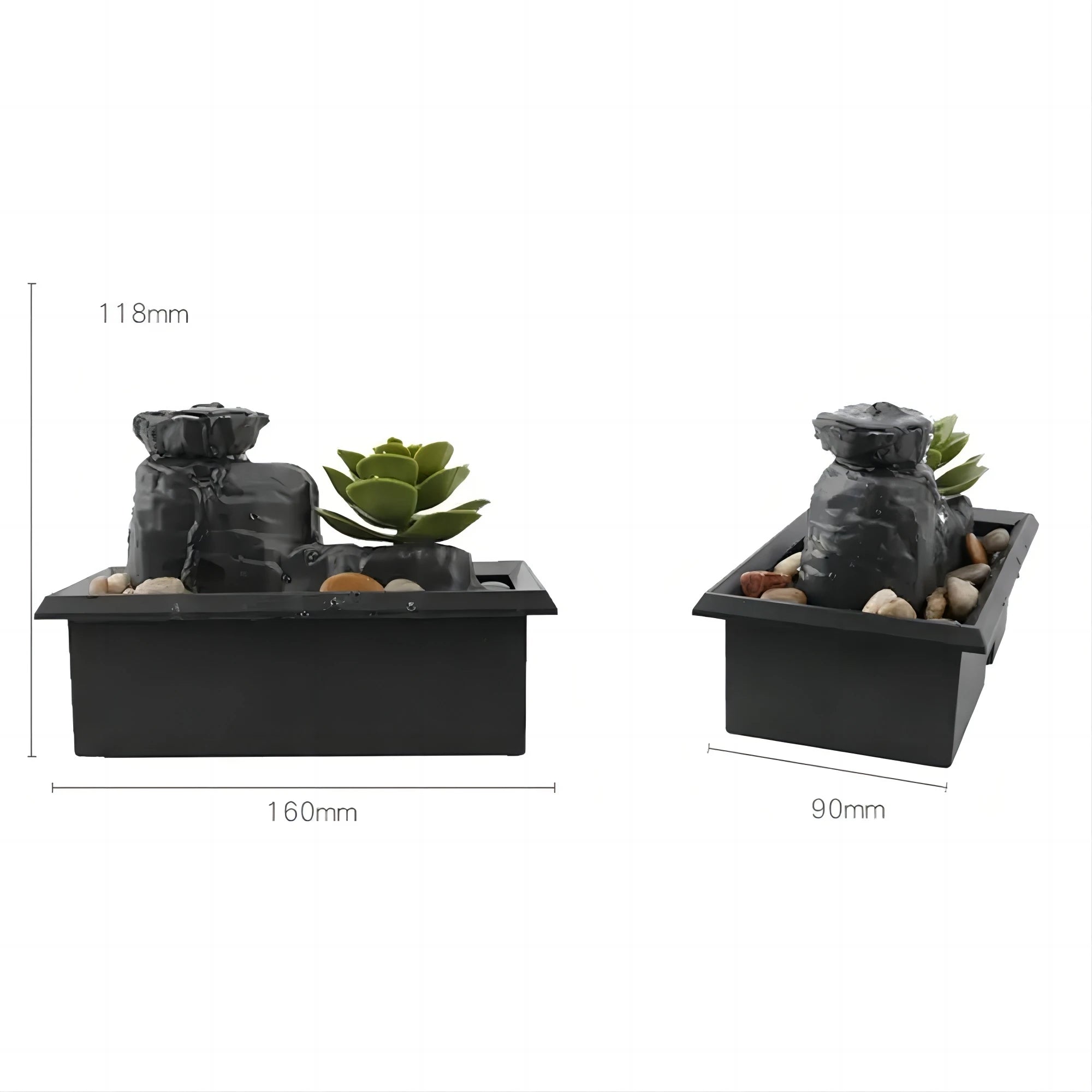 Desktop Water Fountain Decor TableTop Fountain Relaxation Tabletop Relaxion Mini Indoor Water Fountain for Home Decor Crafts
