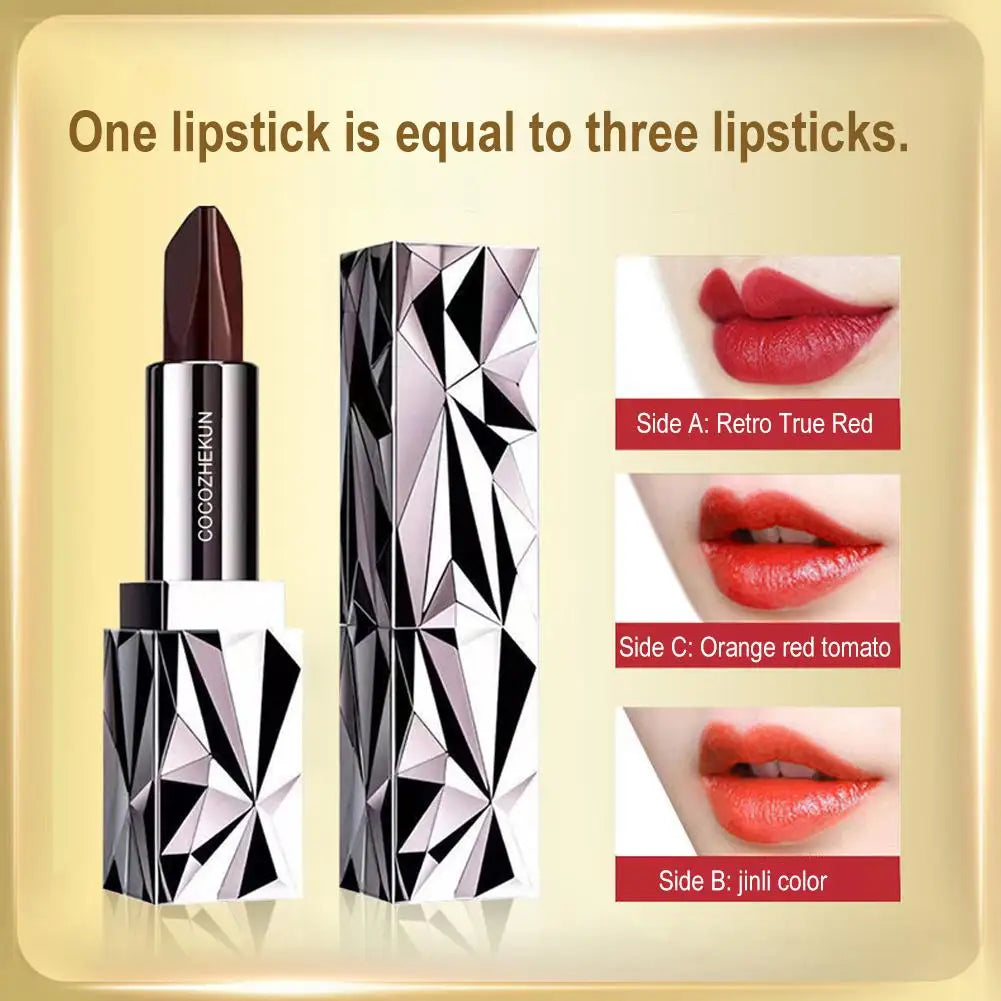 Velvet Matte Vegan Lipstick Moisturising Non-stick Waterproof Long-lasting Compact Portable All-round Show Your Beauty