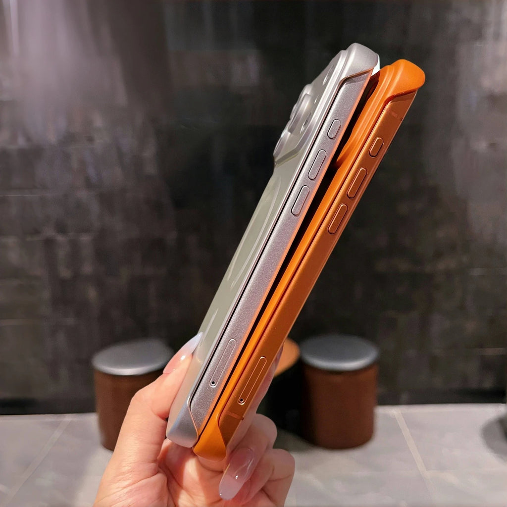 Ultra Thin PC Magsafe Case for iPhone 17 11 12 13 14 15 16 Pro Max Plus iPhone Air Frameless Shockproof Camera Protector Cover