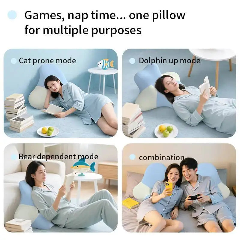 Memory Foam Pillow Multifunctional sleeping pillow for lying on the bed playing with mobile phones backrest pillow leg cushion