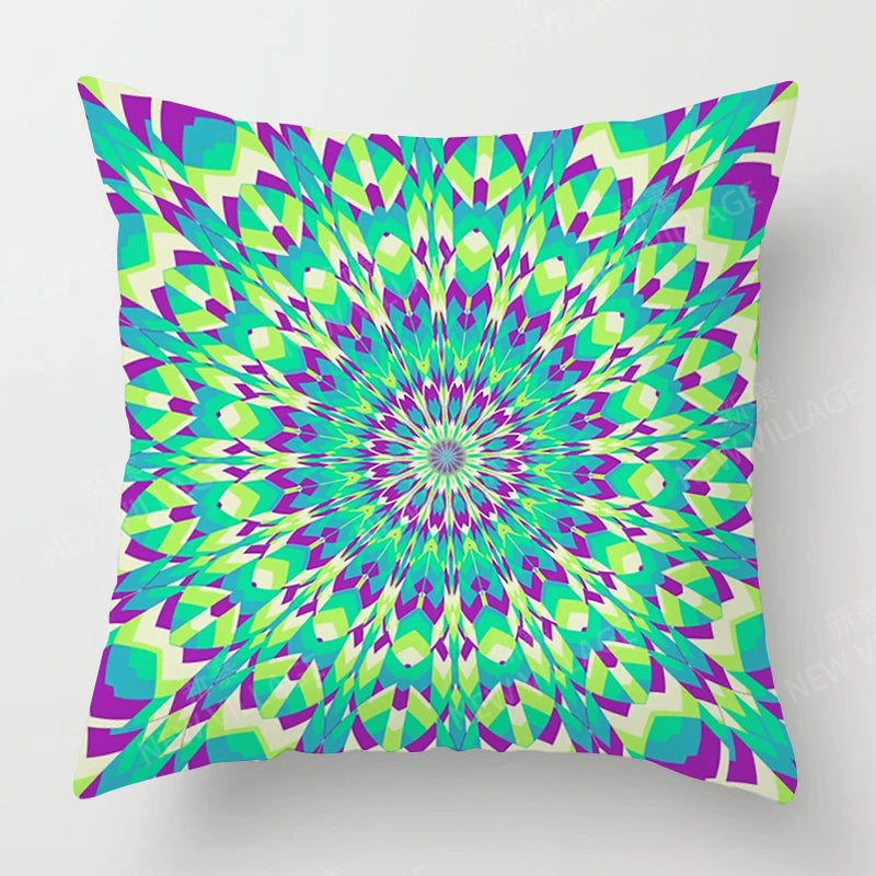 Fall home decor autumn living room throw pillow cover sofa boho Cushion cover mandala 45x45cm 45*45 50x50 60x60cm 40*40 40x40cm