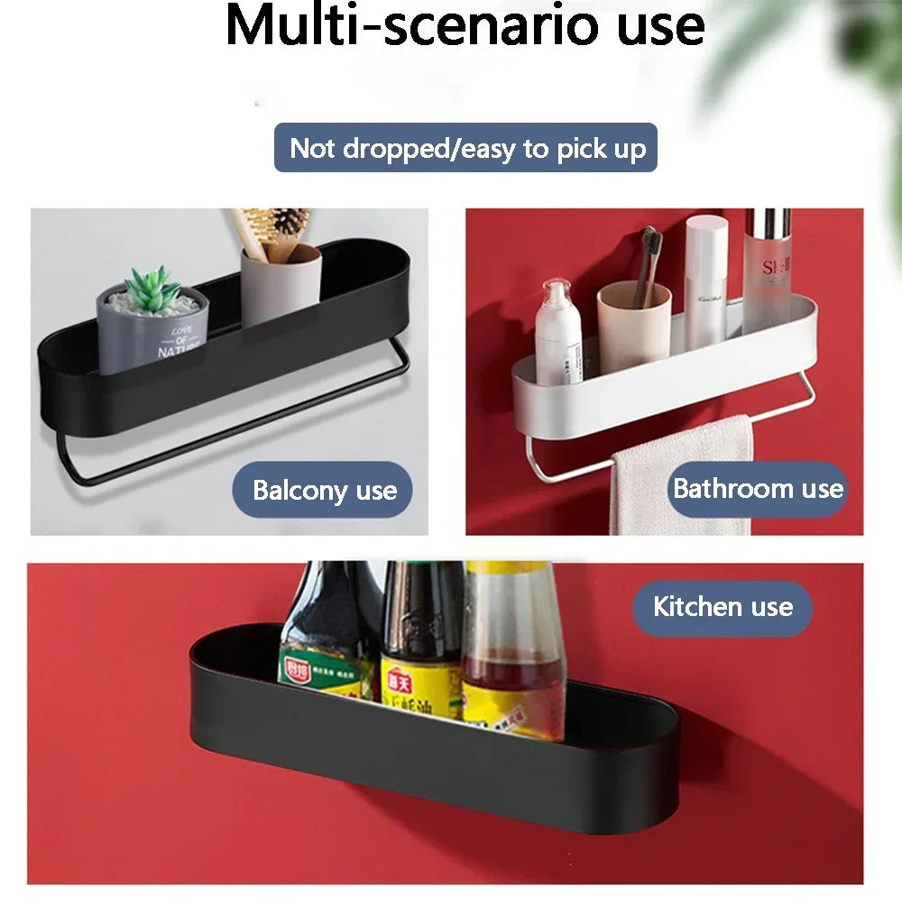 Aluminum Toilet Storage Rack Wall Mounted Bathroom Storage Rack Things for Bathrooms Organizer Bathroom Accessory