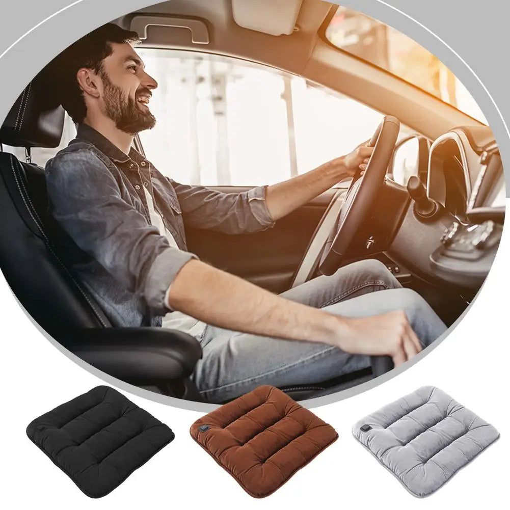 Car Heated Seat Cushion Car & Home Use Heated Seat Cushion USB Electric Heating Car Seat Cushion Multi-Scene Heating Pad New