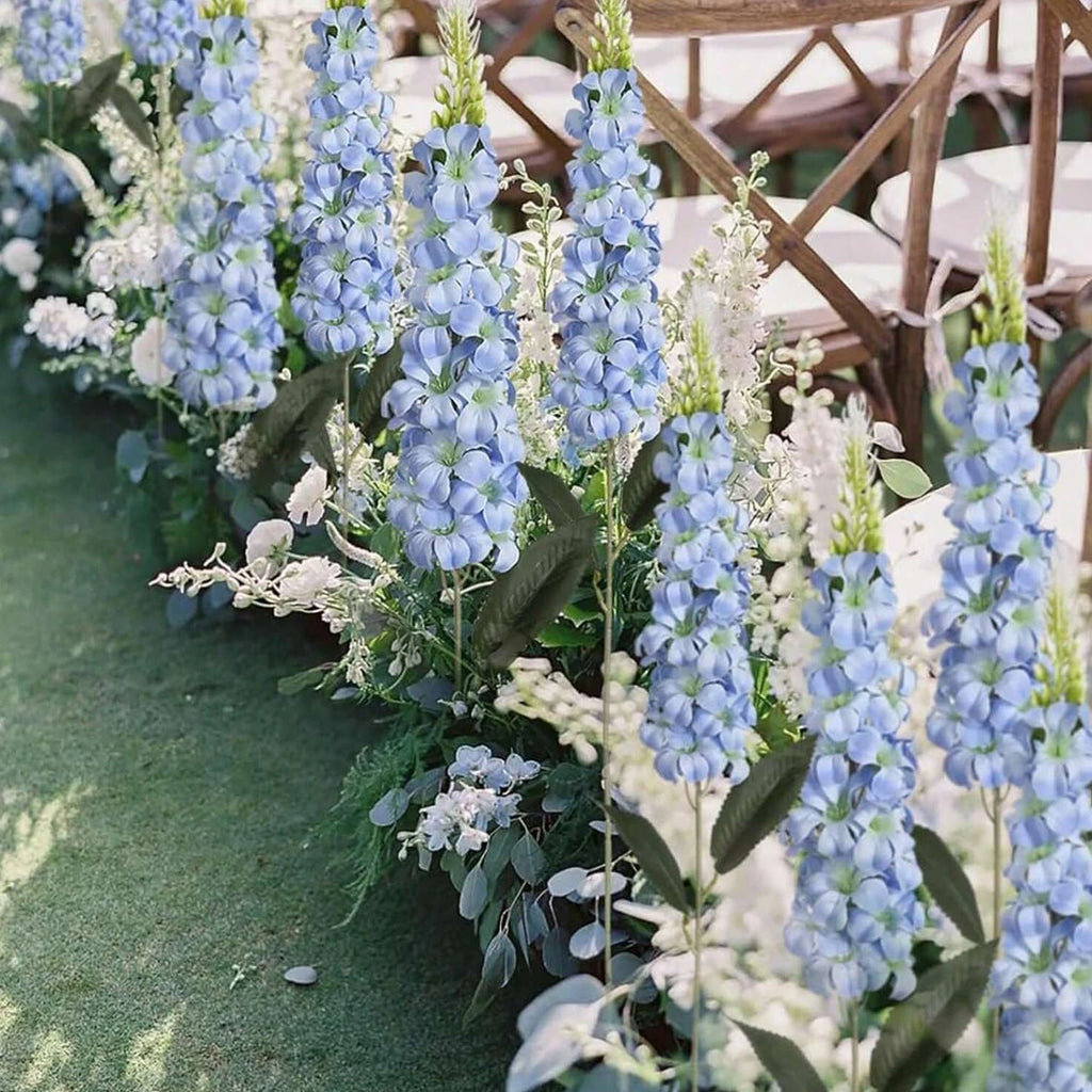 Artificial Flowers Shyacinth Rattan Home Living Room Wedding Celebration Outdoor Garden Wall Birthday Gift Box Decor Accessories