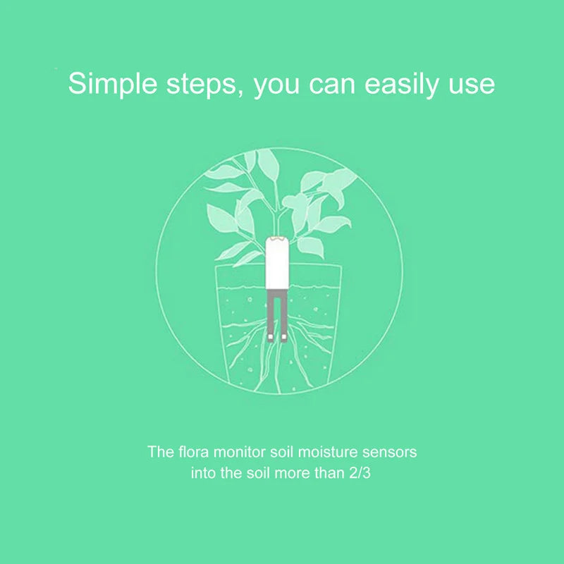 HHCC Smart Flower Flora Monitor Garden Care Plant Grass Soil Water Fertility Tester Sensor Gardening Detector for Xiaomi Mijia
