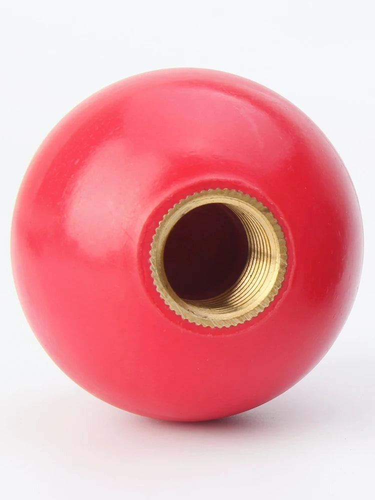 M4~M16 Black Red Bakelite Ball Lever Knobs Brass Screw Nut Grip Handles Of Furniture Or Machine Tool Replacement