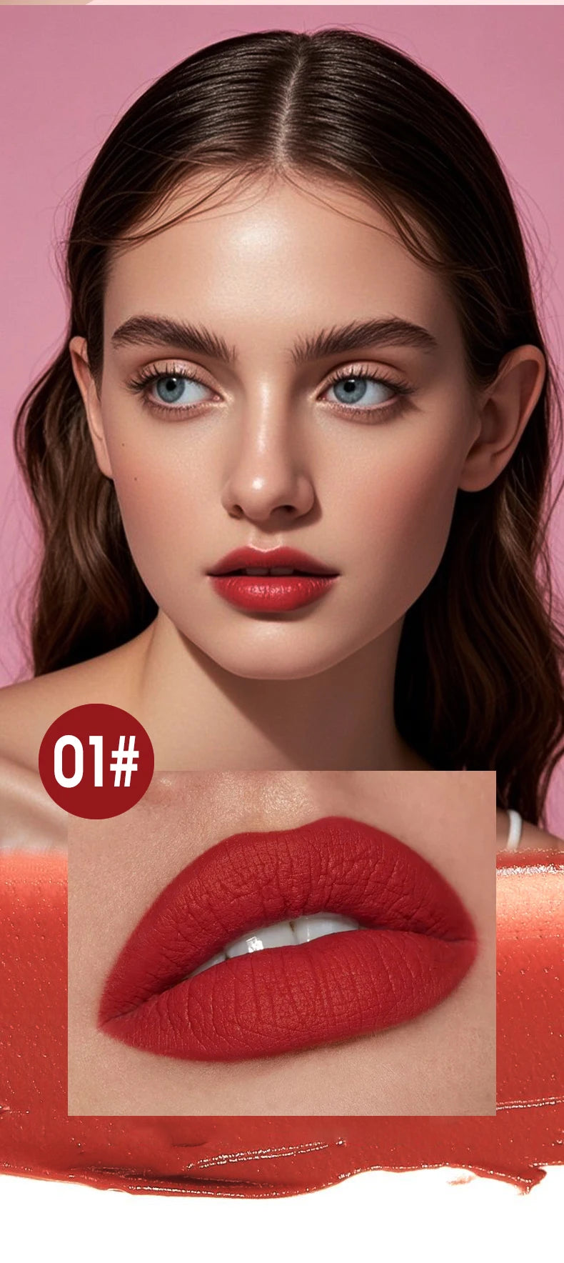 Velvet Soft Matte Lip Glaze Waterproof Long Lasting Moisturizing Non Transfer Lipstick Makeup Cosmetics Beauty Health