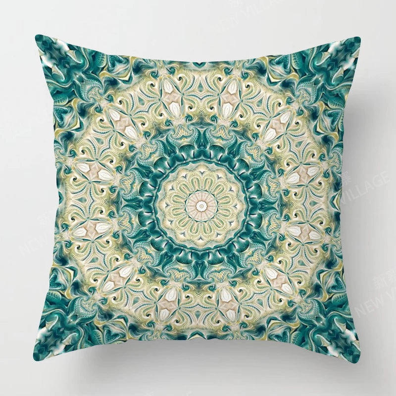 Fall home decor autumn living room throw pillow cover sofa boho Cushion cover mandala 45x45cm 45*45 50x50 60x60cm 40*40 40x40cm