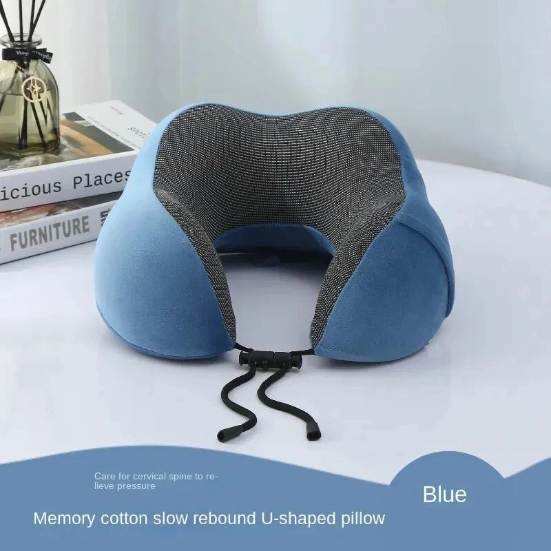 Soft Travel Pillow U Shaped Travel Healthcare Memory Foam Neck Cervical Airplane Pillow Neck Cushion