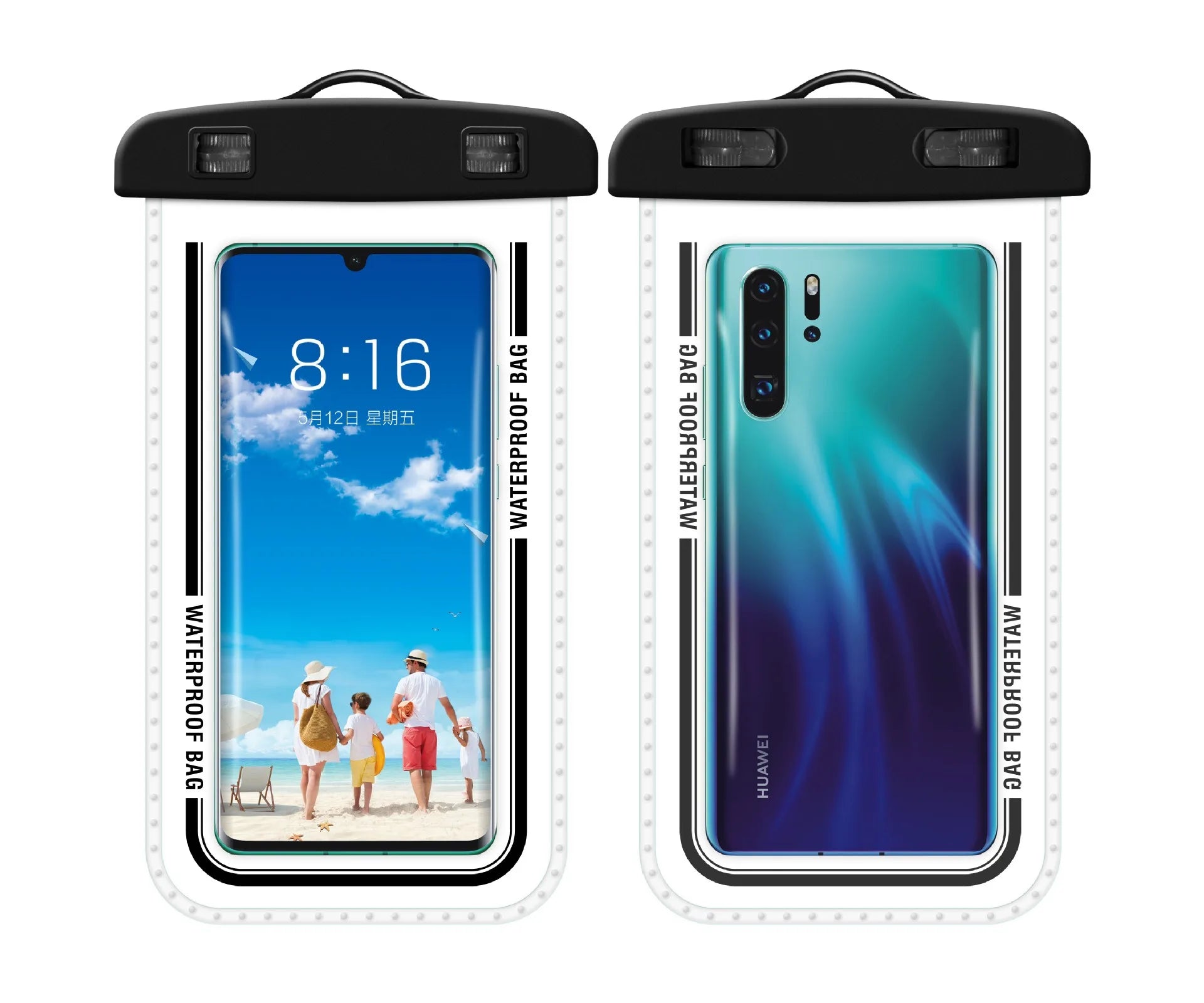 IPX8 30m Waterproof Phone Bag Pouch Case For Apple iPhone Xiaomi Samsung Swimming Diving Clear Armband Touchable Lanyard
