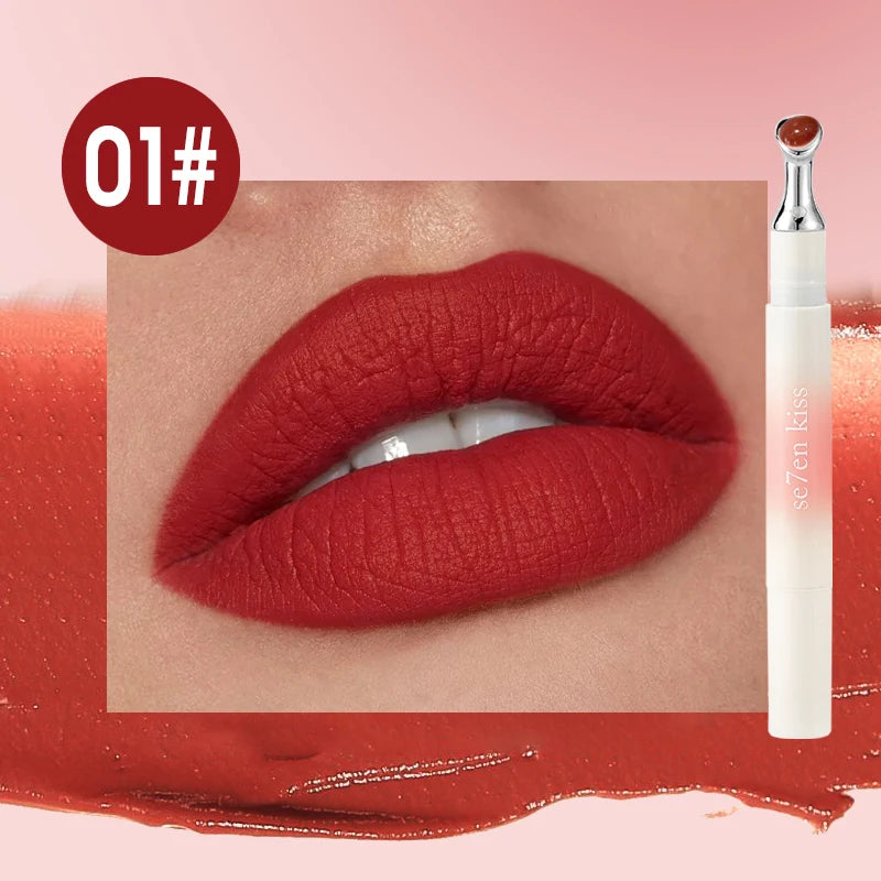 Velvet Soft Matte Lip Glaze Waterproof Long Lasting Moisturizing Non Transfer Lipstick Makeup Cosmetics Beauty Health