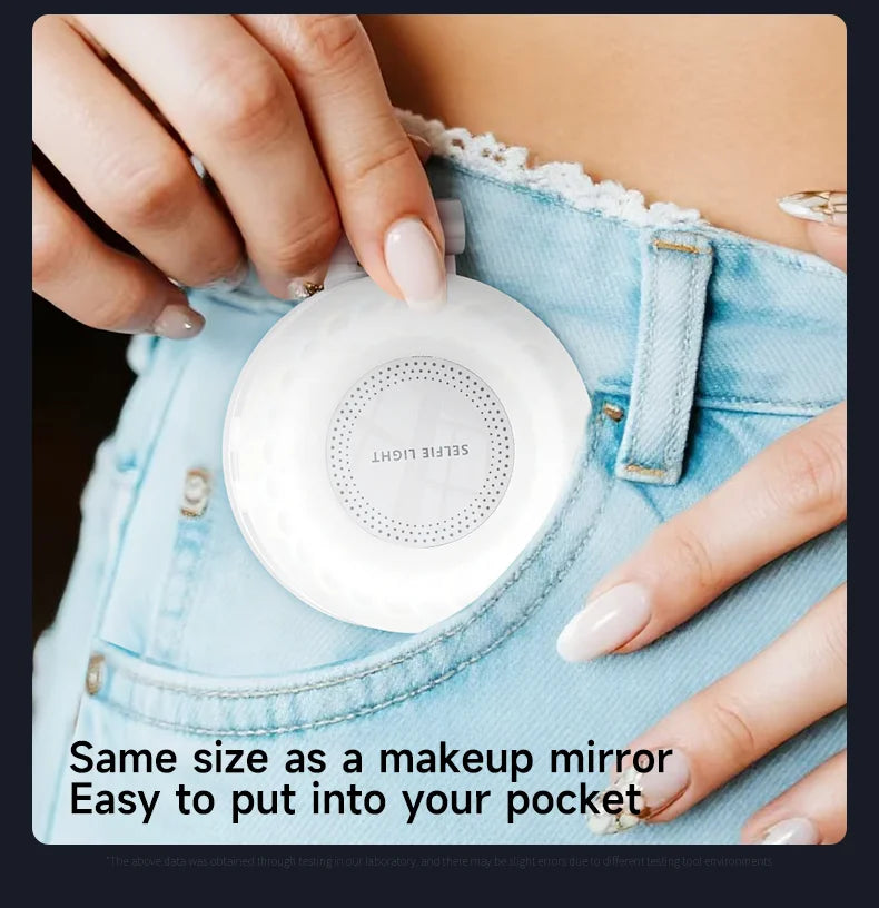 LED Selfie Fill Light for Magsafe Phone Adjustable Brightness Magsafe-Compatible Smartphone Vlog Photography Video Accessory