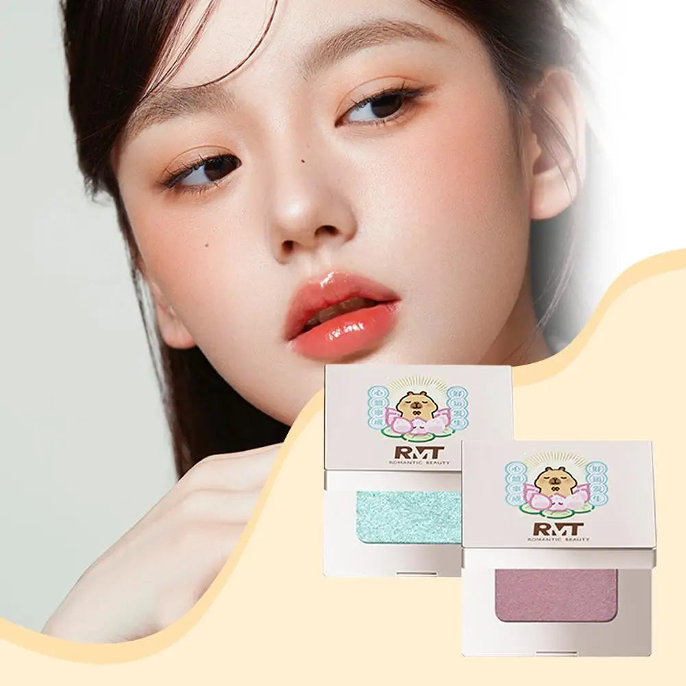 RMT Capybara Joint Single-color Eyeshadow Matte Eyeshadow Make Up Palette Metallic Shades Ideal Eyeshadow Make Up Palette