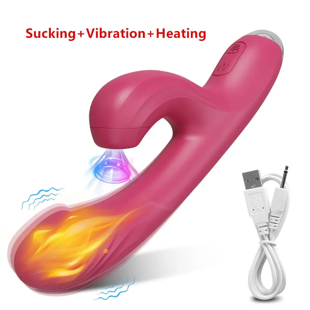 Powerful Thrusting Sucking Vibrator Female Sucker Clitoris Stimulator G Spot Dildo Massager Adult Goods Sex Toys Shop for Women