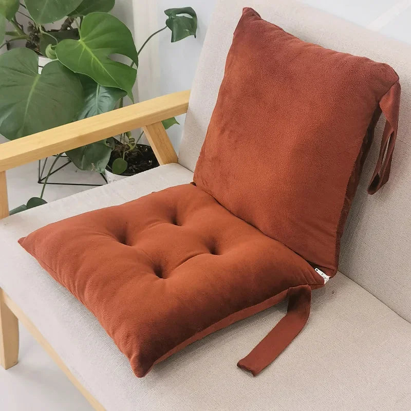 40X80CM Recliner Chair Seat Cushion - With Back Support Indoor Outdoor Pad Garden Patio Home Office Sofa Buttocks Comfort Mat