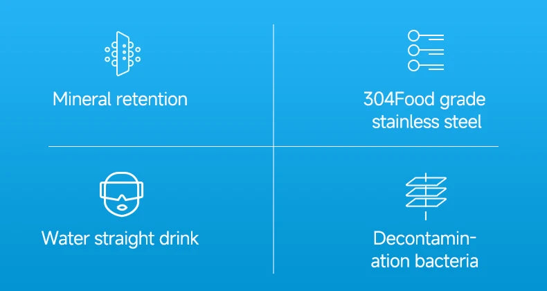 Kitchen Stainless Steel Faucet Water Filter Pre-filter Purifier Household Tap Water Direct Drinking