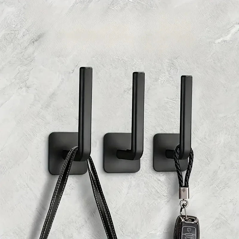 2/4PCS No punching Strong paste hook Shelf Hat rack Adhesive hook