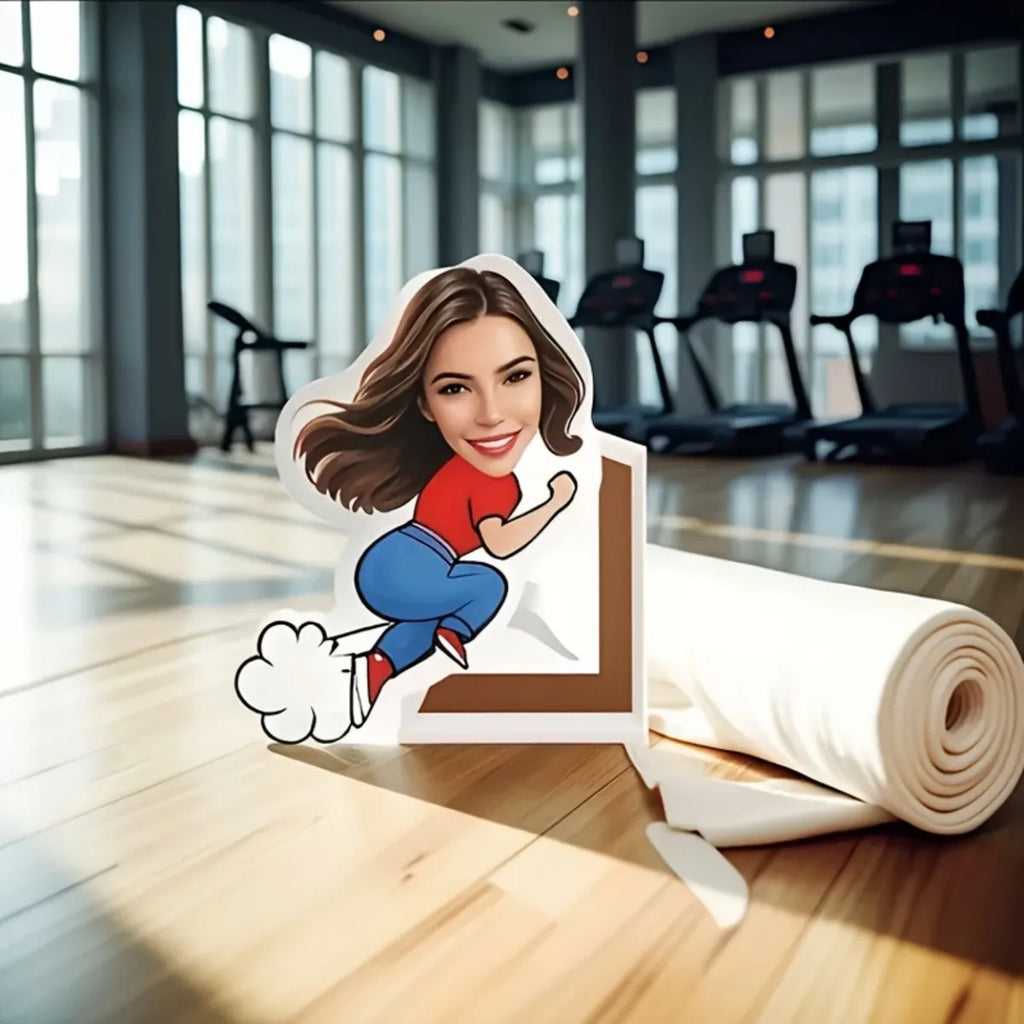 Customized face portrait home throw pillows, DIY double-sided printed cushions, whimsical and fun gifts