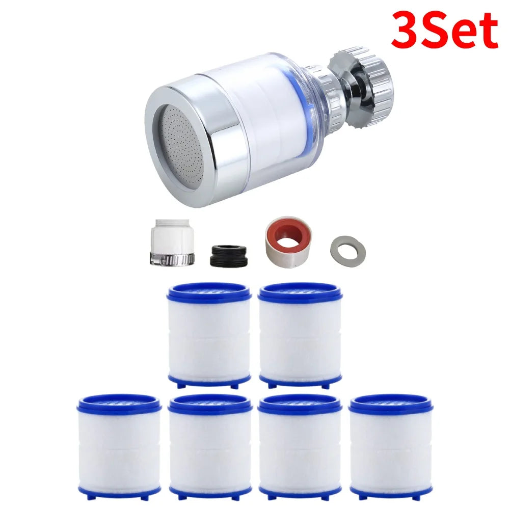Faucet Filter Elements Water Purifier Filter For Shower PP Cotton Filtration For Kitchen Bathroom Remove Chlorine Heavy Metals