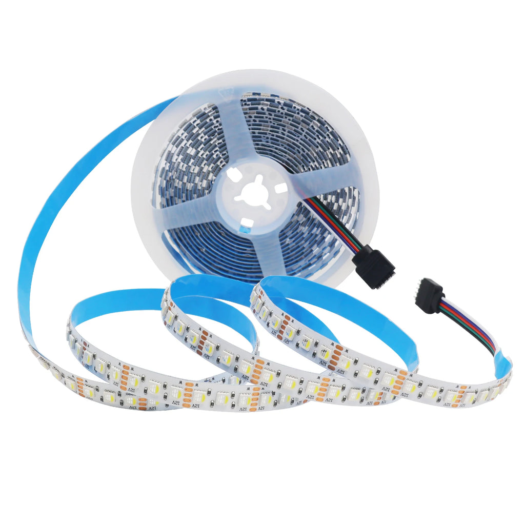 RGBW RGBWW LED Strip DC 12V 24V 4 Colors In 1 Chip SMD 5050 60 108 120 Leds/M Flexible Ribbon Tape Rope Light