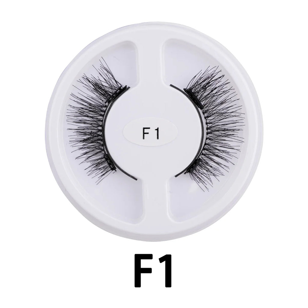 YSDO Upgrade Magnetic False Eyelashes 5 pair Set Eyelash Extension 3D Natural Lashes 3-Step Press On Fake Lash Handmade EyeLash