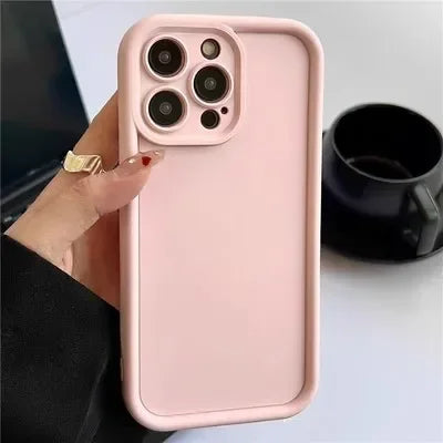 Luxury Candy Color Silicone Case For iPhone 11 13 12 14 15 16 17 Pro Max 15 Pro XS XR XS Max 7 8 PLUS 16E SE Shockproof Cover