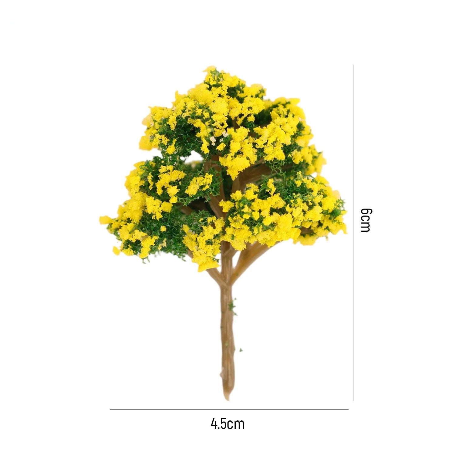 DIY Miniature Artificial Landscape Trees Micro Flower Tree Figurines Artificial Scenery Tree Moss Bonsai Ornament Tabletop Decor