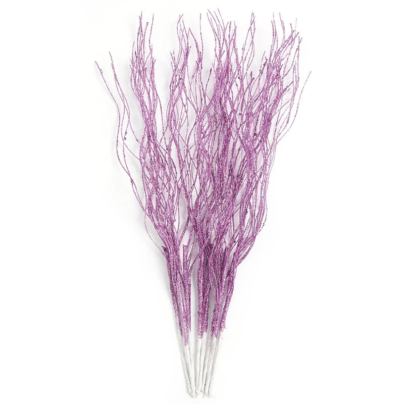 5Pcs Glitter Artificial Berry Bouquet Christmas Tree Ornament for Home Decor New Year 2026 Navidad DIY Wreath Gifts Accessories