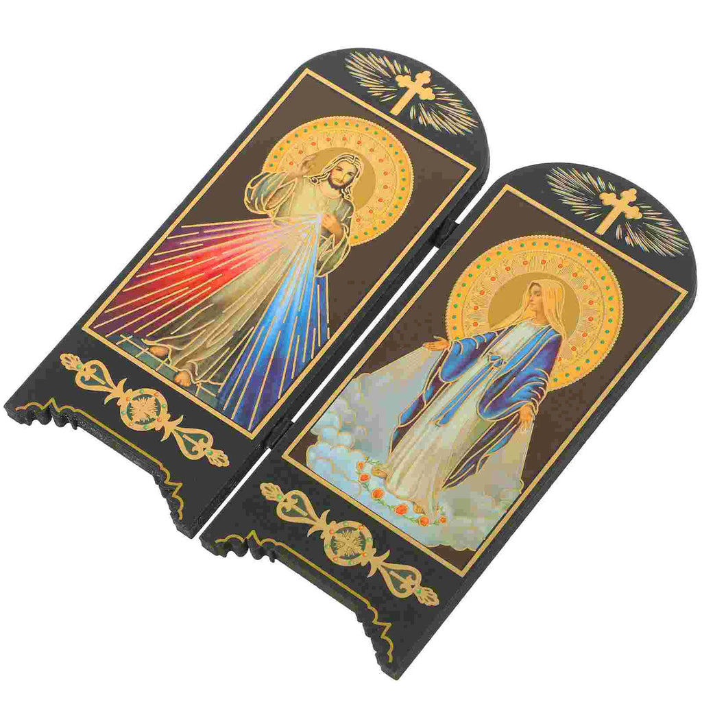 Bible Blessed Virgin Mary Statue Our Figurine Catholic Table Christmas Christmas Home Decor Jesus