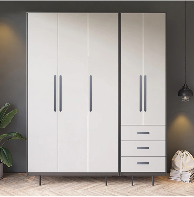 Modern style wardrobe cabinet bathroom cabinet black pulls drawer handles furniture cupboard aluminum alloy handle