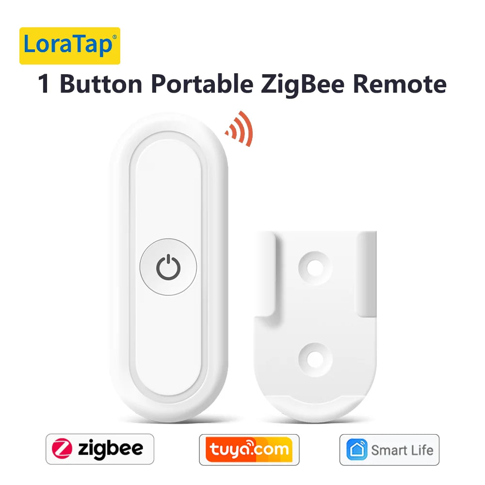 Tuya Smart Life ZigBee 3.0 Wireless Portable Pushbutton 1,2,3,4 Gang Remote Controller Scene Switch